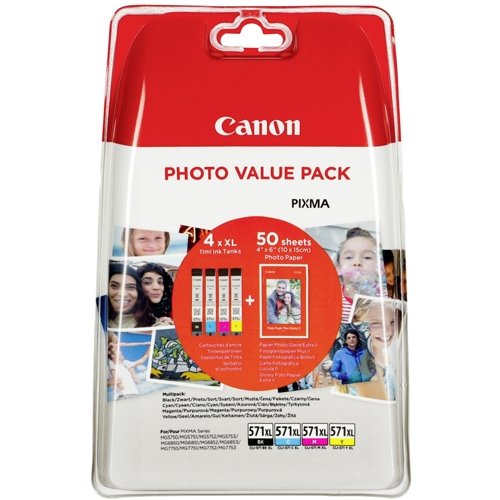 Canon Bl�kpatron CLI-571XL Multipack